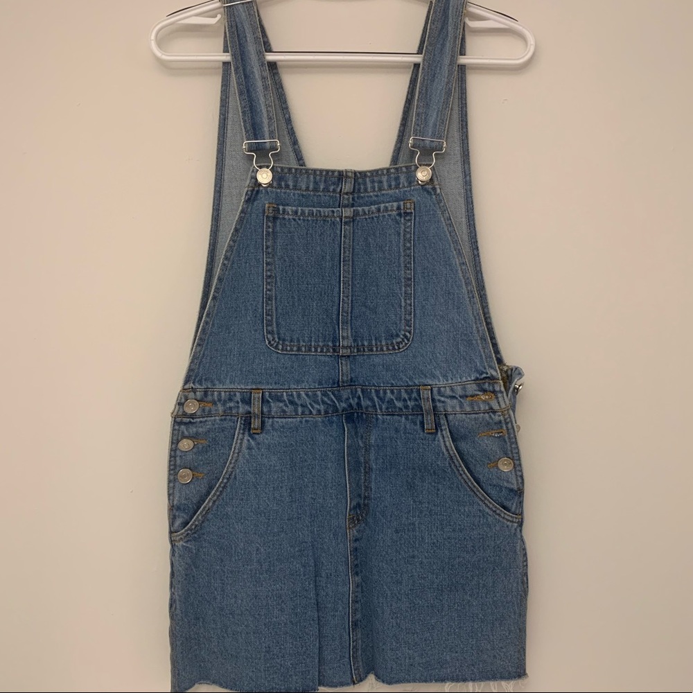 Zara Mini Dress (Jean Overalls)